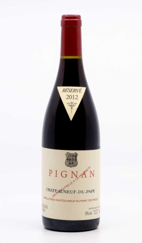 PIGNAN - Châteauneuf du Pape 2012 rouge - Vin  châteauneuf du pape | RP Fines Wines