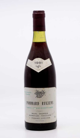 GAUNOUX MICHEL - Pommard 1er Cru Rugiens 1981