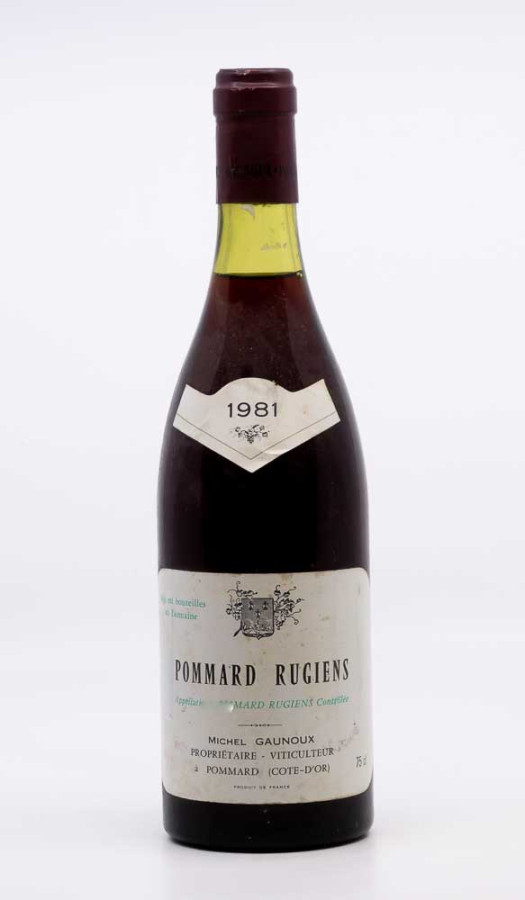 GAUNOUX MICHEL - Pommard 1er Cru Rugiens 1981