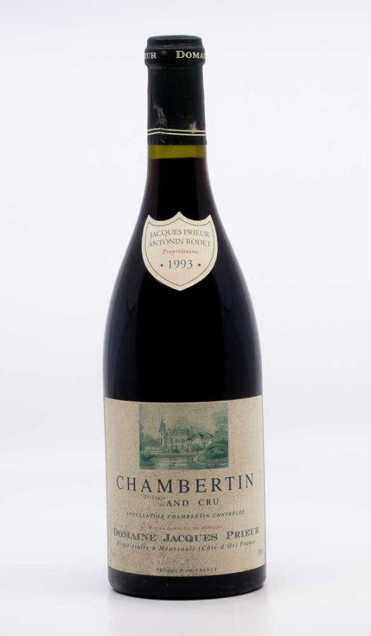 PRIEUR JACQUES - Chambertin Grand Cru 1993 rouge, vin grand cru de chambertin
