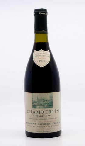 PRIEUR JACQUES - Chambertin Grand Cru 1993 rouge, vin grand cru de chambertin