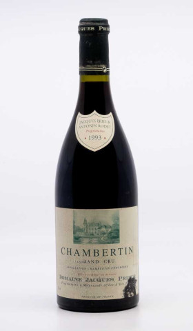 PRIEUR JACQUES - Chambertin Grand Cru 1993 rouge, vin grand cru de chambertin