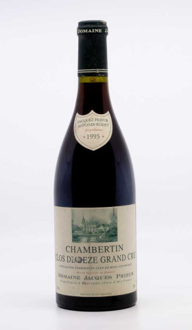PRIEUR JACQUES - Chambertin Grand Cru Clos de Bèze 1995 rouge, vin grand cru de chambertin