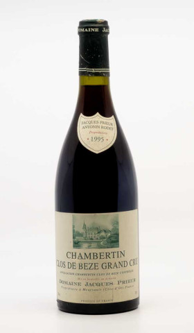 PRIEUR JACQUES - Chambertin Grand Cru Clos de Bèze 1995 rouge, vin grand cru de chambertin