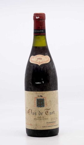 MOMMESSIN - Clos de Tart Grand Cru 1986 rouge, vin grand cru de clos de tart