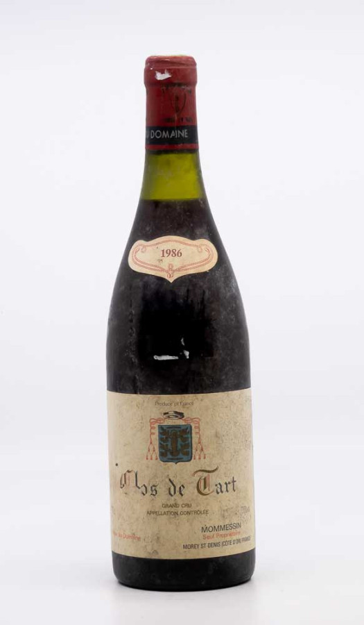 MOMMESSIN - Clos de Tart Grand Cru 1986 rouge, vin grand cru de clos de tart