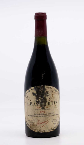 TRAPET JEAN LOUIS - Chambertin Grand Cru 1990 rouge, vin grand cru de chambertin