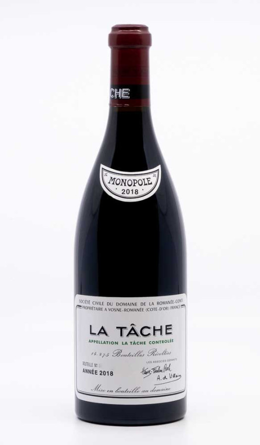 DOMAINE DE LA ROMANEE CONTI - La Tâche Grand Cru 2018 rouge, vin grand cru de la tâche