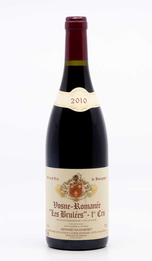 MUGNERET GERARD - Vosne Romanée 1er Cru les Brûlées 2010 red, wine 1er cru from vosne romanée 1er cru