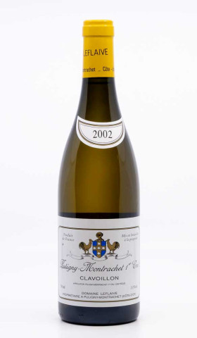 LEFLAIVE - Puligny Montrachet 1er Cru Clavoillon 2002 blanc, vin 1er cru de puligny montrachet 1er cru