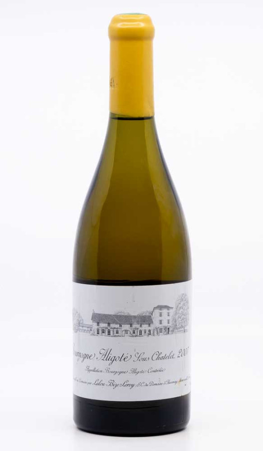 DOMAINE D'AUVENAY - Bourgogne Aligoté Sous Chatelet 2007 blanc, vin régional de bourgogne aligoté