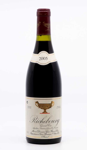 GROS FRERE ET SOEUR - Richebourg Grand Cru 2005 rouge, vin grand cru de richebourg