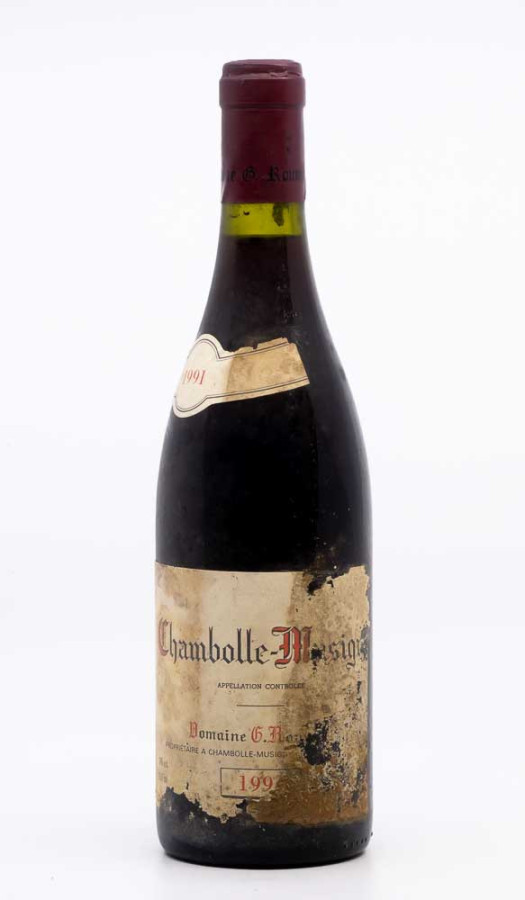 ROUMIER GEORGES - Chambolle Musigny 1991 red, wine village from chambolle musigny