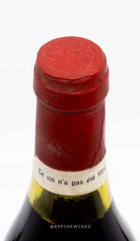JAYER HENRI - Richebourg Grand Cru 1978 red, wine grand cru from richebourg