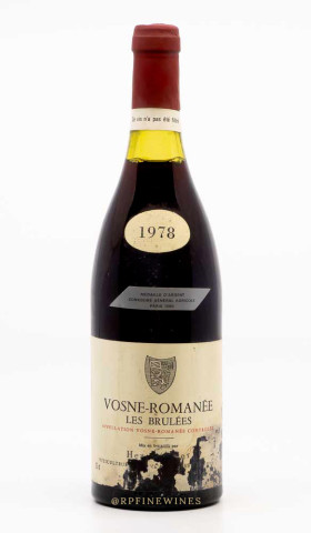 JAYER HENRI - Vosne Romanée 1er Cru Les Brûlées 1978