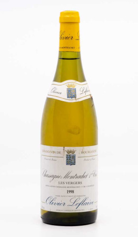 LEFLAIVE OLIVIER - Chassagne Montrachet 1er Cru les Vergers 1998 white, wine 1er cru from chassagne montrachet 1er cru