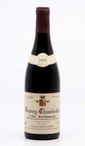 MORTET DENIS - Gevrey Chambertin 1er Cru les Champeaux 1993 rouge, vin 1er cru de gevrey chambertin 1er cru