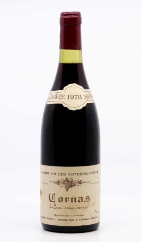 MICHEL ROBERT - Cornas 1978 red, wine  from cornas