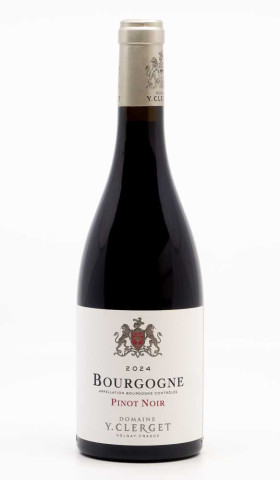 CLERGET YVON - Bourgogne Pinot Noir 2024 rouge, vin régional de bourgogne pinot noir