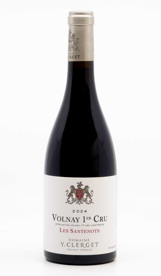 CLERGET YVON - Volnay 1er Cru Santenots 2024 rouge, vin 1er cru de volnay 1er cru