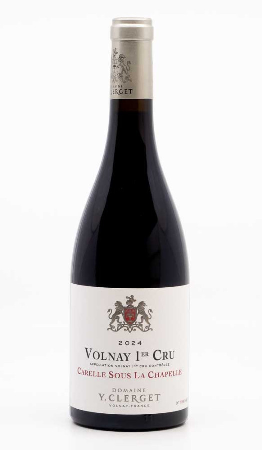CLERGET YVON - Volnay 1er Cru Carelle sous la Chapelle 2024 rouge, vin 1er cru de volnay 1er cru