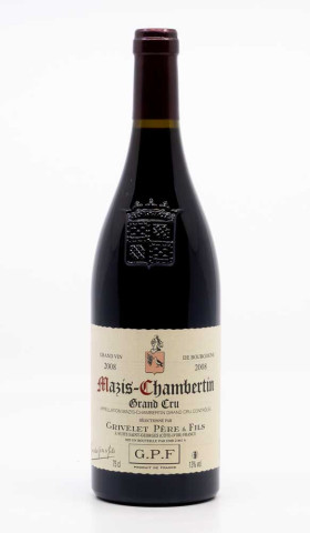 GRIVELET - Mazis Chambertin Grand Cru 2008 rouge, vin grand cru de mazis chambertin