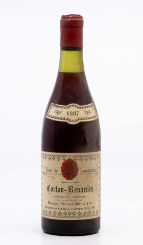 MAILLARD - Corton Renardes Grand Cru 1987 rouge, vin grand cru de corton