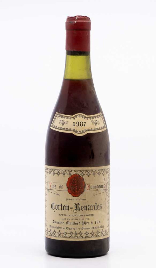 MAILLARD - Corton Renardes Grand Cru 1987 rouge, vin grand cru de corton