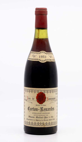 MAILLARD - Corton Renardes Grand Cru 1983 rouge, vin grand cru de corton