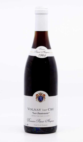 AMPEAU POTINET - Volnay 1er Cru les Santenots 1964 rouge, vin 1er cru de volnay 1er cru