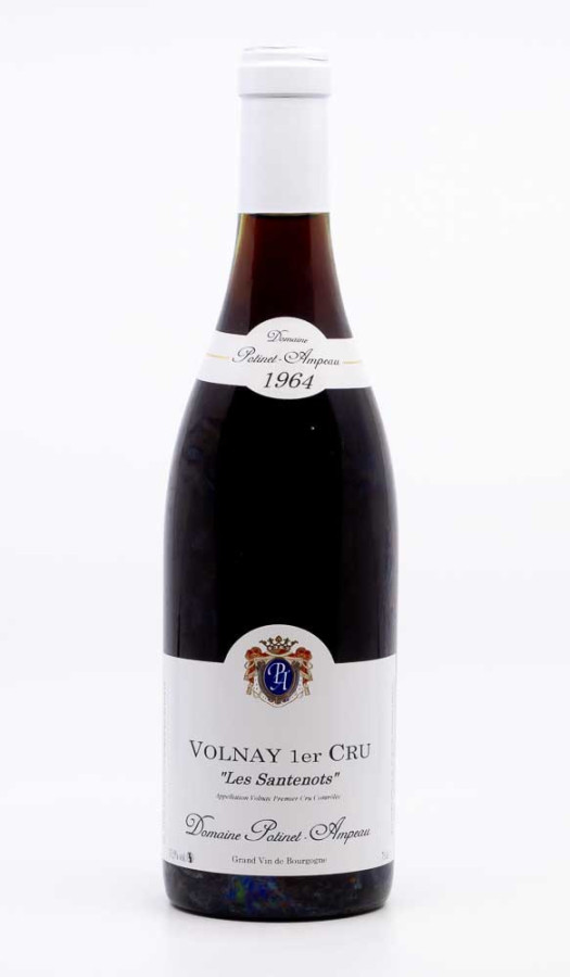 AMPEAU POTINET - Volnay 1er Cru les Santenots 1964 rouge, vin 1er cru de volnay 1er cru