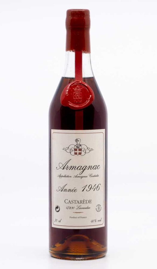 CASTAREDE - Armagnac 1946 , vin  de armagnac