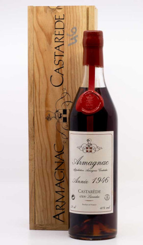 CASTAREDE - Armagnac 1946 , vin  de armagnac