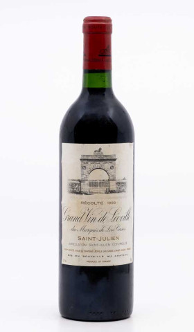 CHÂTEAU LEOVILLE LAS CASES - Saint Julien 1988 rouge, vin  de saint julien