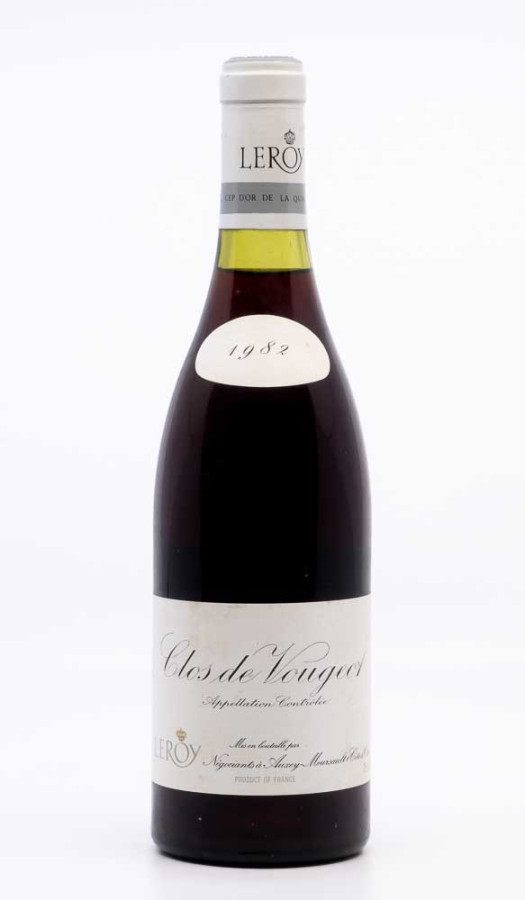 LEROY SA - Clos Vougeot Grand Cru 1982 rouge, vin grand cru de clos vougeot