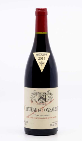 Buy CHÂTEAU DE FONSALETTE - Côtes du Rhône 2015