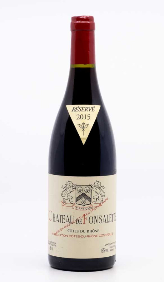 CHÂTEAU DE FONSALETTE - Côtes du Rhône 2015 rouge - Vin  côtes du rhône | RP Fines Wines