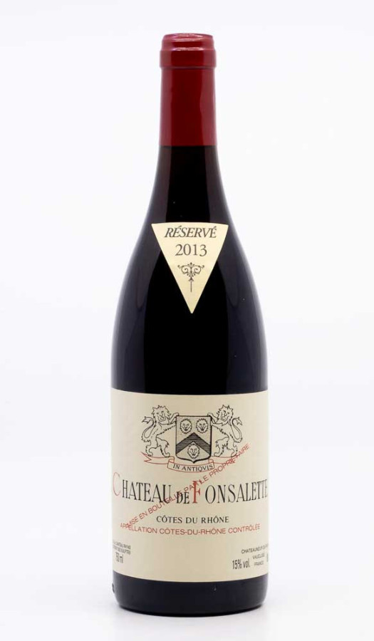 CHÂTEAU DE FONSALETTE - Côtes du Rhône 2013 rouge - Vin  côtes du rhône | RP Fines Wines