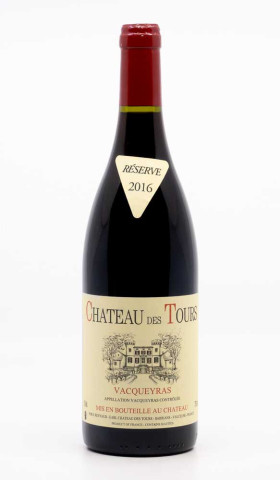 CHÂTEAU DES TOURS - Vacqueyras 2016 red -  Wine from vacqueyras | RP Fines Wines
