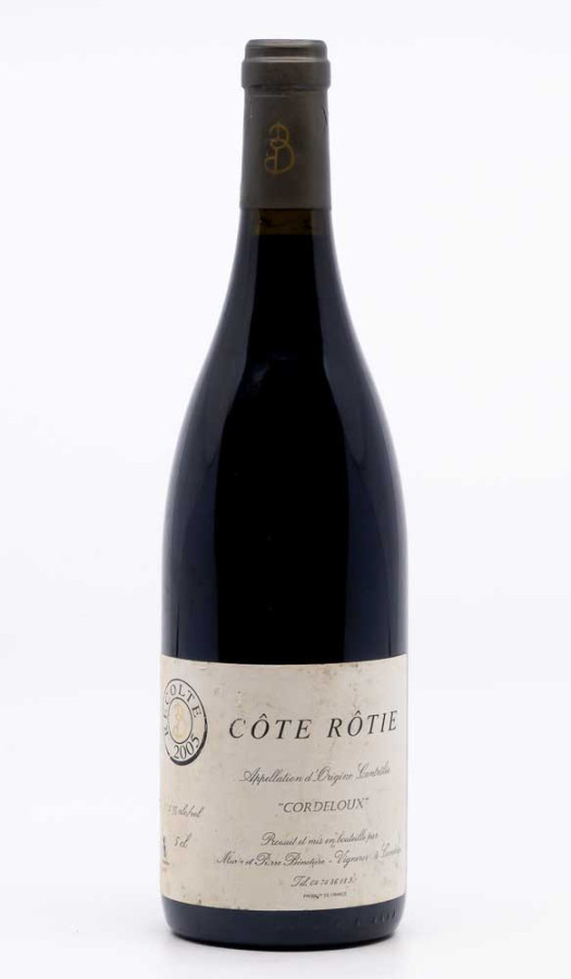 BENETIERE MARIE & PIERRE - Côte Rôtie Cordeloux 2005 rouge, vin  de côte rôtie