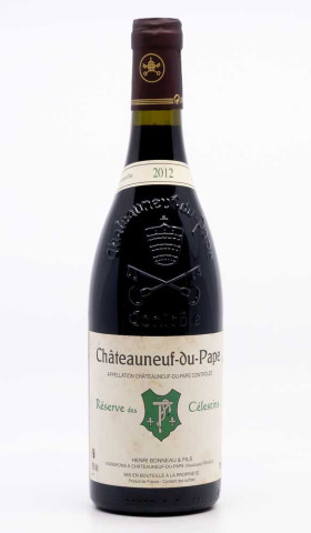 BONNEAU HENRI - Châteauneuf du Pape Réserve des Célestins 2012 rouge - Vin  châteauneuf du pape | RP Fines Wines