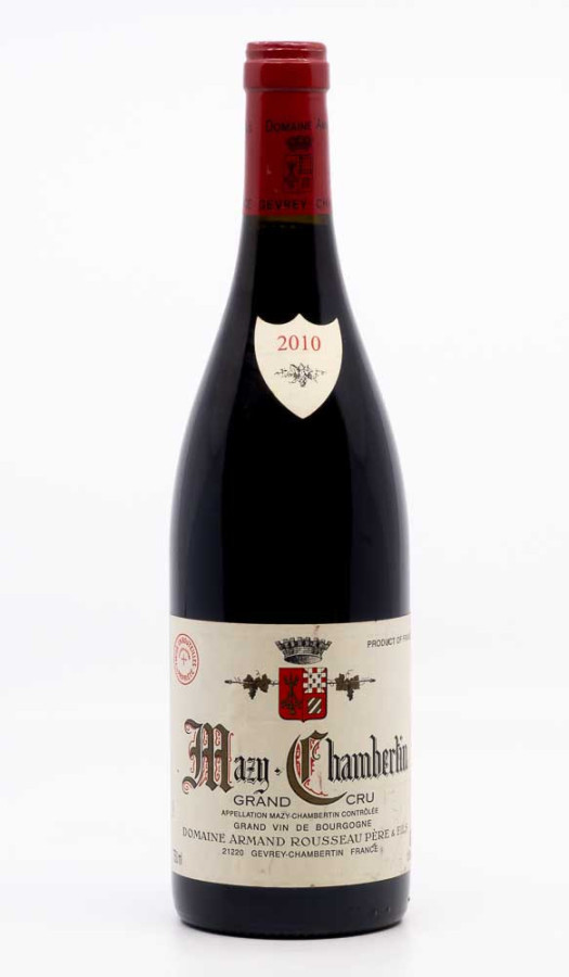 ROUSSEAU ARMAND - Mazy Chambertin Grand Cru 2010 rouge, vin grand cru de mazis chambertin