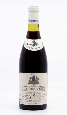 BOUCHARD PERE ET FILS - COMTE LIGER BELAIR - La Romanée Grand Cru 1982 rouge, vin grand cru de la romanée