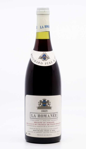 BOUCHARD PERE ET FILS - COMTE LIGER BELAIR - La Romanée Grand Cru 1982 rouge, vin grand cru de la romanée