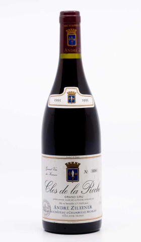 ZILTENER - Clos de la Roche Grand Cru 1995 rouge, vin grand cru de clos de la roche