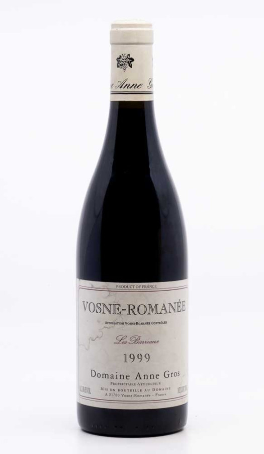 GROS ANNE - Vosne Romanée les Barreaux 1999