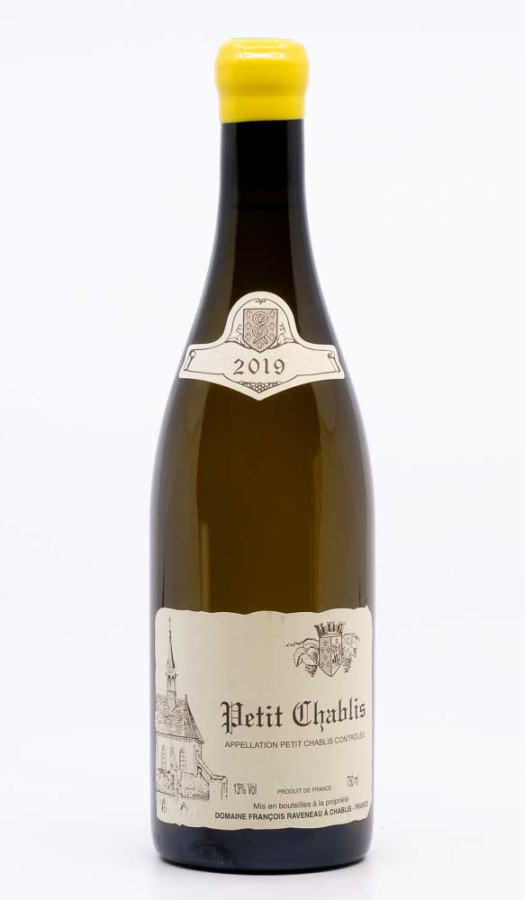 RAVENEAU - Petit Chablis 2019 blanc, vin village de petit chablis