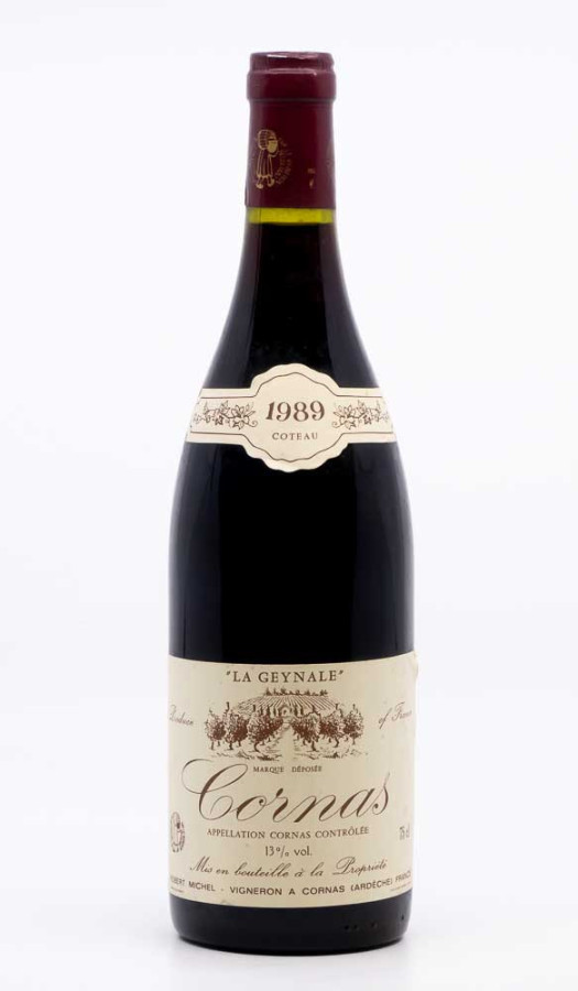 MICHEL ROBERT - Cornas la Geynale 1989 rouge, vin  de cornas