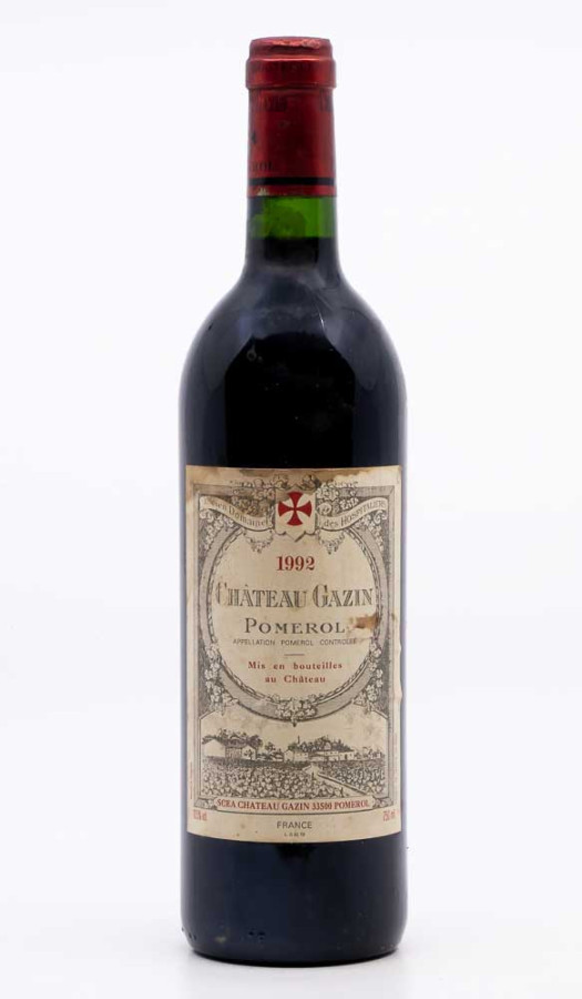 CHÂTEAU GAZIN - Pomerol 1992 red, wine  from pomerol