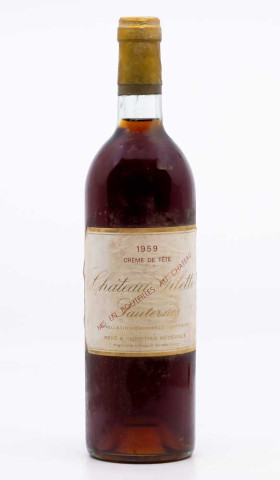 CHÂTEAU GILETTE - Sauternes Crème de Tête 1959